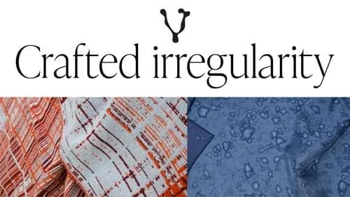 Heimtextil Trends 2026 - Nummer 5 - Crafted irregularity